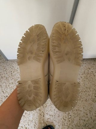 Botas Stradivarius crema