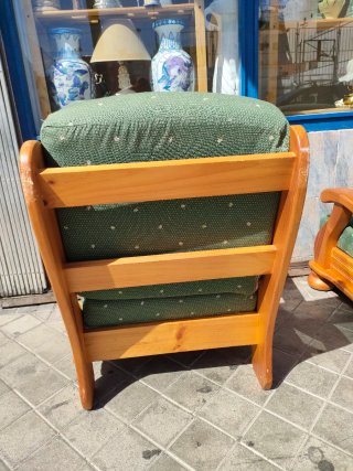 Butacas Sillones Madera Pino Tapizadas 640513971