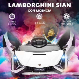 Coche Eléctrico Lamborghini SIAN 12V