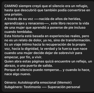 La Voz Que Nació De Mi Silencio (Spanish Edition)
