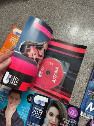 Pack Revistas y discos Operación Triunfo 2017