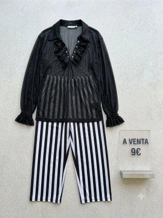 Disfraz Pirata/Vampiro Talla L