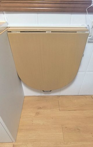 Mesa Abatible 75 x 60 Para Cocina, Auxiliar, Etc..