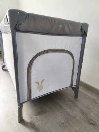 Cuna de viaje Asalvo gris