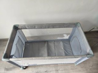 Cuna de viaje Asalvo gris