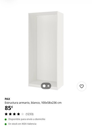 Armario PAX Ikea Blanco