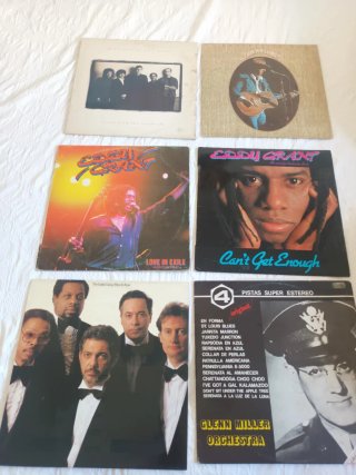 Lote 6 Vinilos Eddy Grant, Glenn Miller, etc.