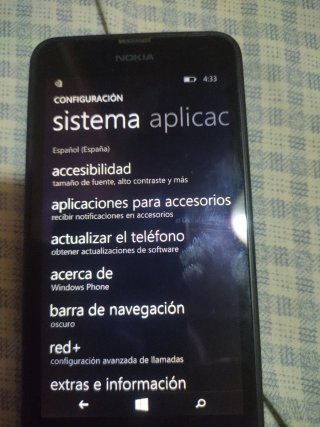 Móvil Nokia Windows Negro.