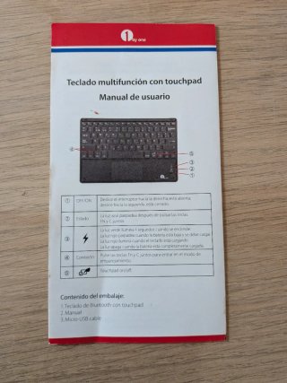 Teclado Bluetooth 1byone HB092 con Touchpad
