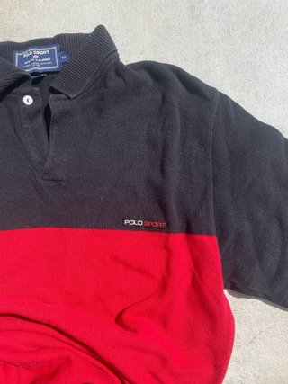 Polo Puma Negro y Polo Raplh Lauren Rojo