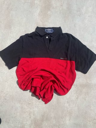 Polo Puma Negro y Polo Raplh Lauren Rojo