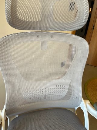 Silla de escritorio ergonómica gris