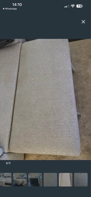 Sofá Cama Gina Gris Tela