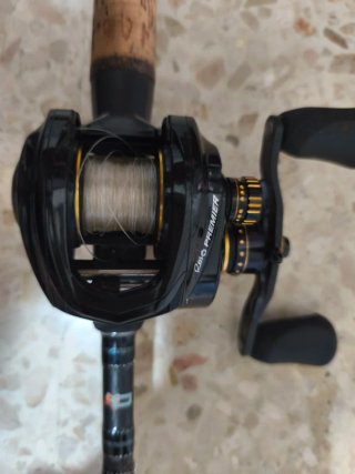 Caña de Pescar Rod Sierra SA734C con Carrete AbuGa