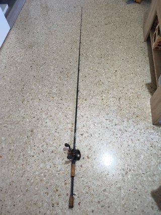 Caña de Pescar Rod Sierra SA734C con Carrete AbuGa