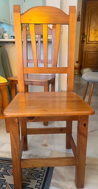 4 Sillas Provenzales Madera