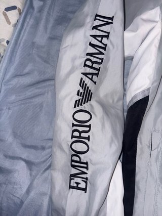 Sudadera Emporio Armani Gris y Blanca