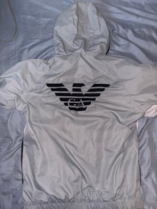 Sudadera Emporio Armani Gris y Blanca