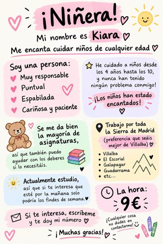 Niñera!!!