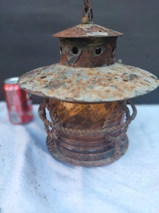 Lampara Farolillo farol Antiguo Terraza Vintage