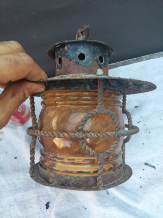 Lampara Farolillo farol Antiguo Terraza Vintage