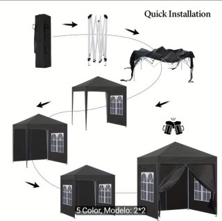 Carpa Plegable 2x2 con Laterales NUEVA!!