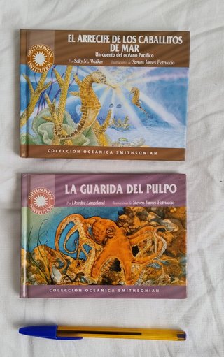Lote de 3 cuentos de animales del mar