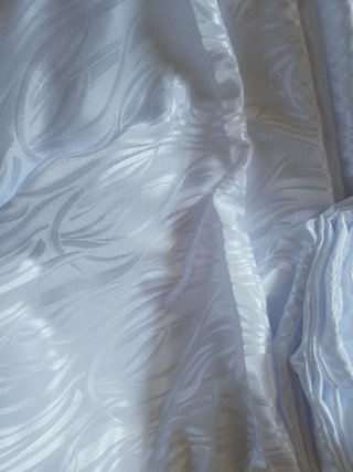 Tessuto moiré satin colore ghiaccio