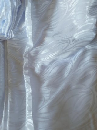 Tessuto moiré satin colore ghiaccio