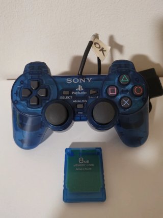 Mando y tarjeta de memoria originales PS2