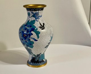 Jarrón chino esmalte cloisonné - Retro