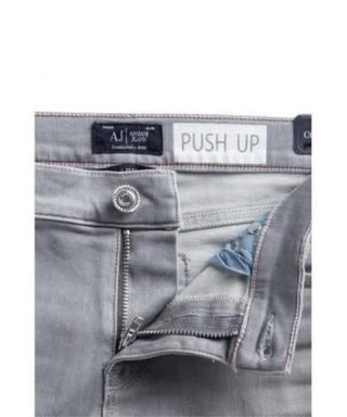 Pantalones vaqueros grises Emporio Armani Talla S
