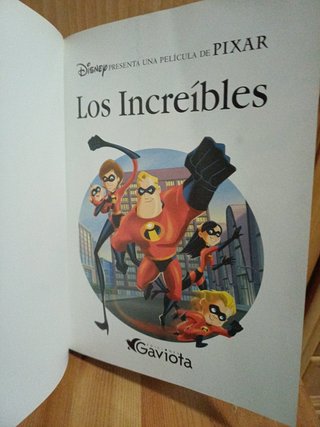 Libro Los Increíbles de Disney