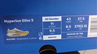 Brooks Hyperion Elite 5 nuove scarpe da corsa