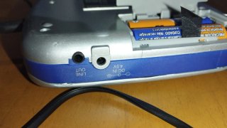 Reproductor CD Sanyo BassXpander Portátil