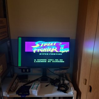 Street Fighter II Turbo Super Nintendo SNES pal UK
