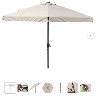 Sombrilla Terraza Beige Ø 296 cm