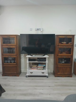 2 vitrinas comedor madera maciza
