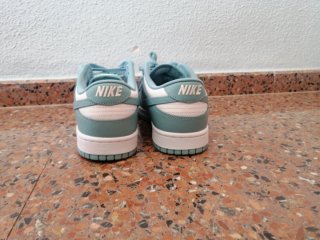 Nike Dunk Low Retro Blanco y Turquesa Talla 45.5