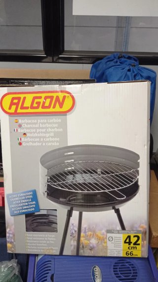 Barbacoa Carbón Algon 42cm