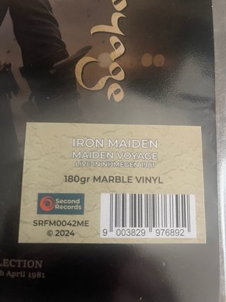 Iron Maiden - Maiden Voyage Vinilo