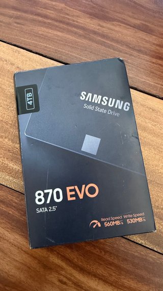 Samsung 870 EVO 4TB SSD SATA 2.5