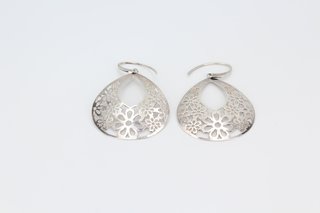 Pendientes Plata 925 Diseño Floral