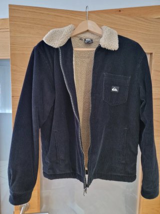 Cazadora Quiksilver Pana Talla xl niño Negra