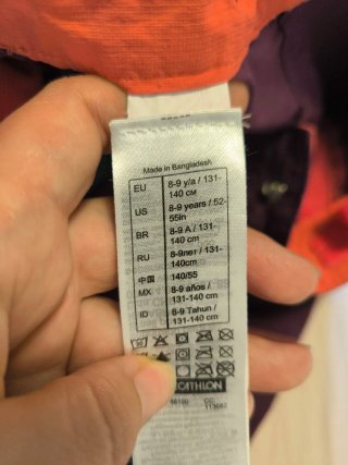 Pantalón Montaña desmontable Niña T8-9 Decathlon