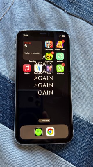iPhone XR 128GB 100% Batería Negro