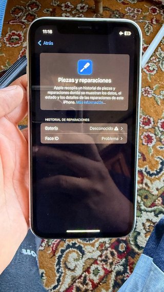 iPhone XR 128GB 100% Batería Negro
