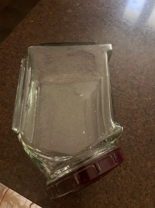 Frasco vintage cristal tapa baquelita