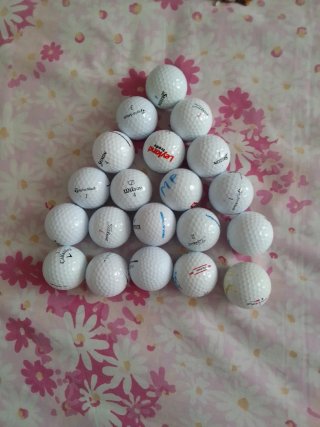 20 Bolas de Golf Variadas
