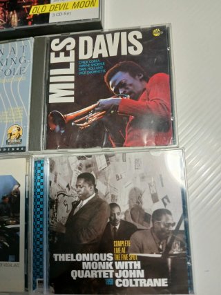Lote 4 CDs Jazz: Miles Davis, Nat King Cole